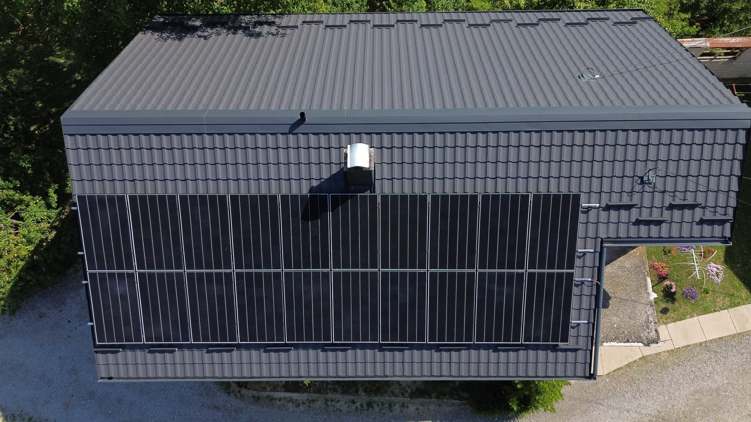 Solarna elektrana 8,3 kW, imitacija crijepa, Kašina