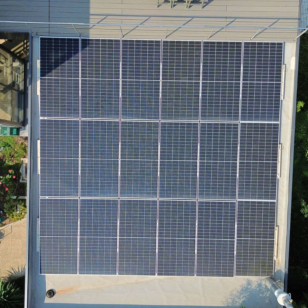Solarna elektrana 10 kW, ravni krov, Zadar