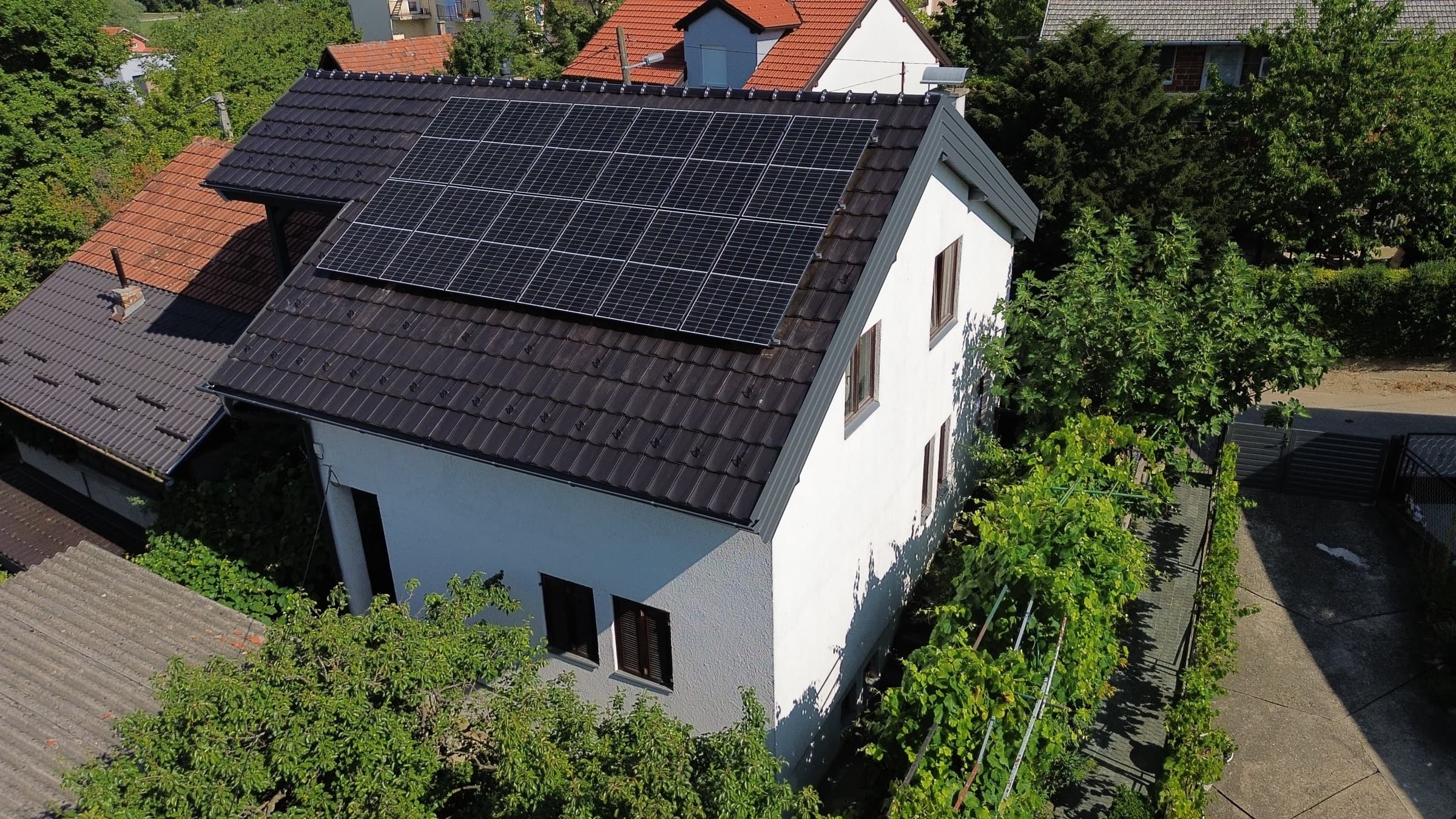 Solarna elektrana 5 kW, crijep, Zagreb