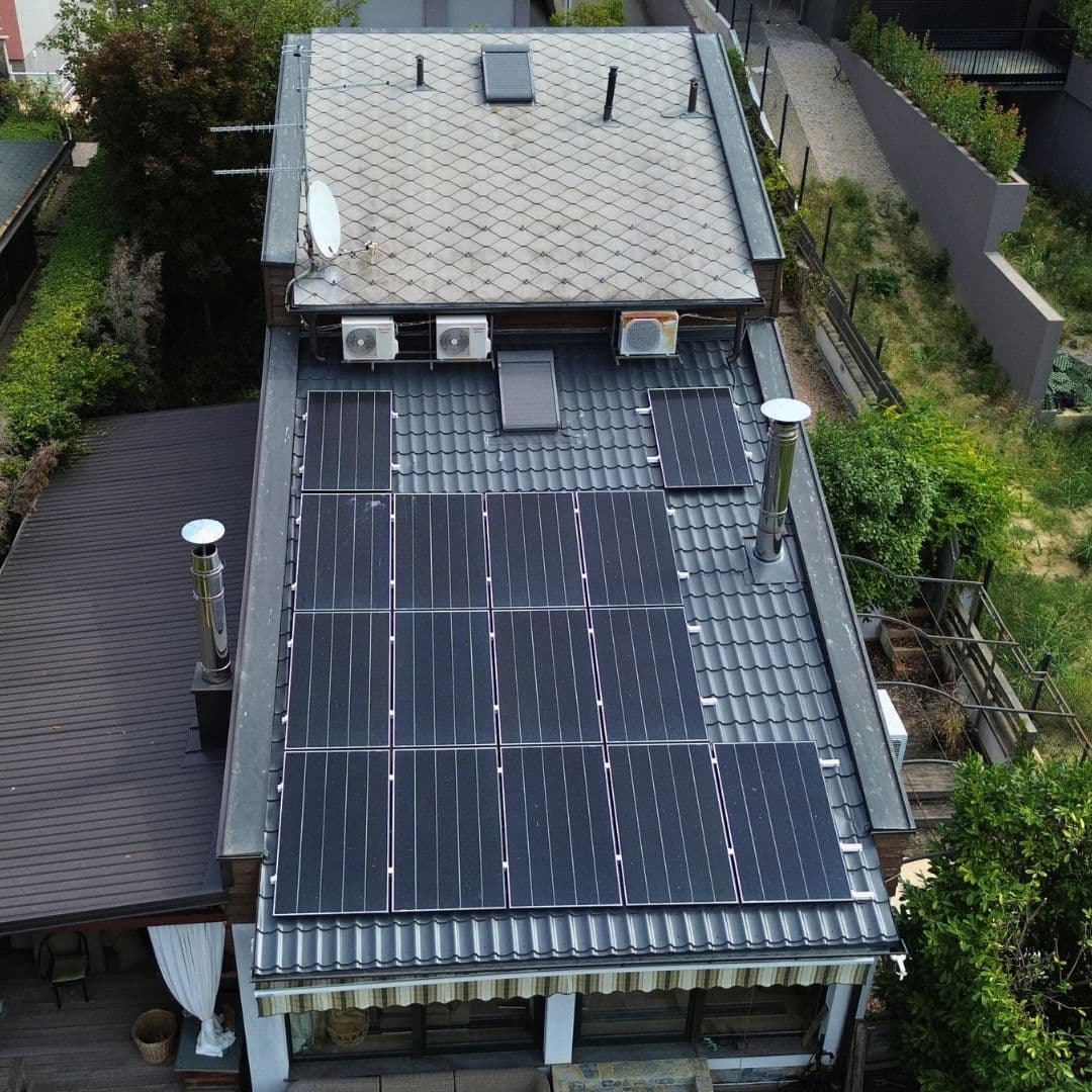 Solarna elektrana 7 kW, limeni crijep, Zagreb